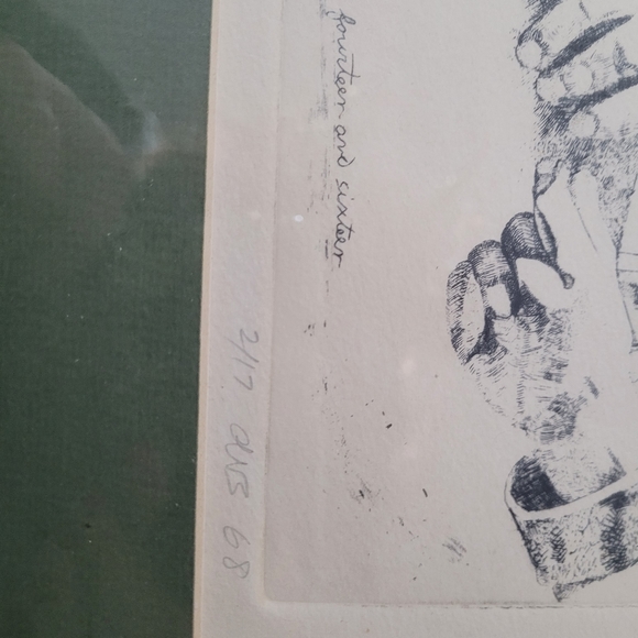 1968 signed print - Picture 2 of 7